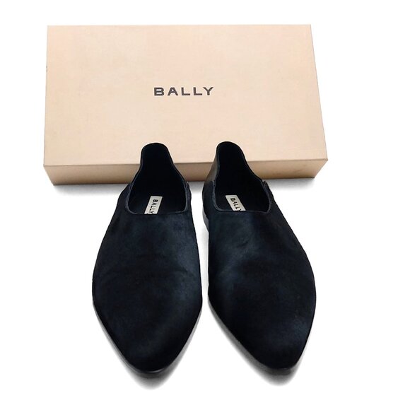 Bally Vegas Flat Loafers In Black Haircalf Leather US 11 EU 10 (0538) main image 8